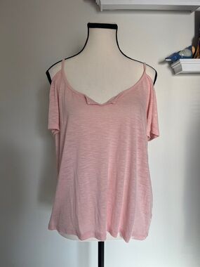 Mudd Oversized Cold Shoulder Top